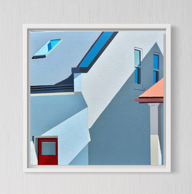 Lodgers (12x12”) - Acrylic on Canvas, Gordon Leverton Original Artwork