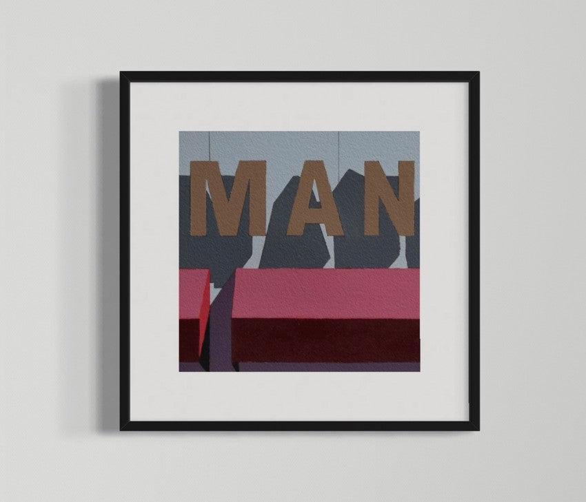 MAN (Limited Edition Framed Print)