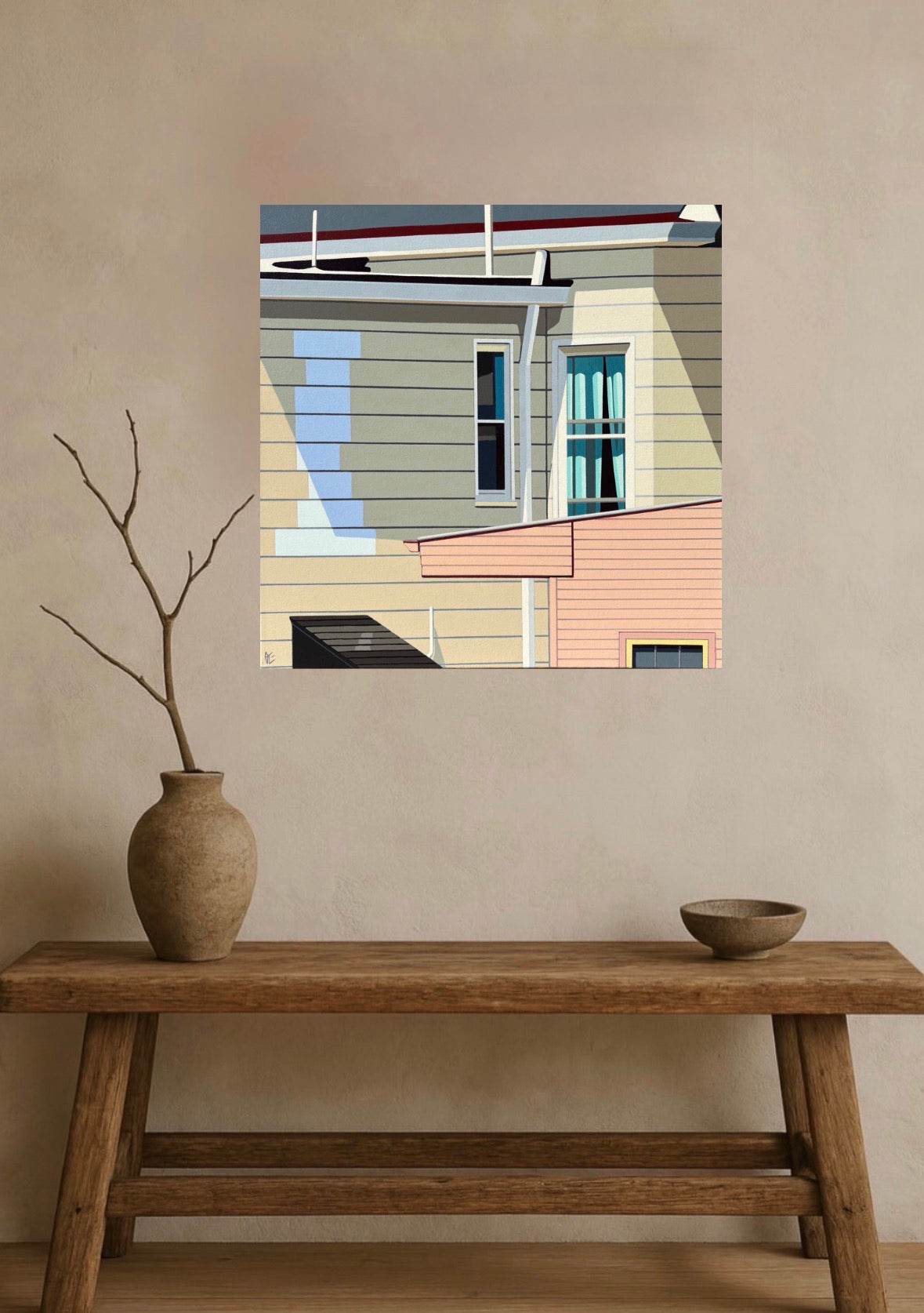 Gordon Leverton Canadian Artist - Architecture artwork - Modern Art - Hard Edge and Fine Line artwork