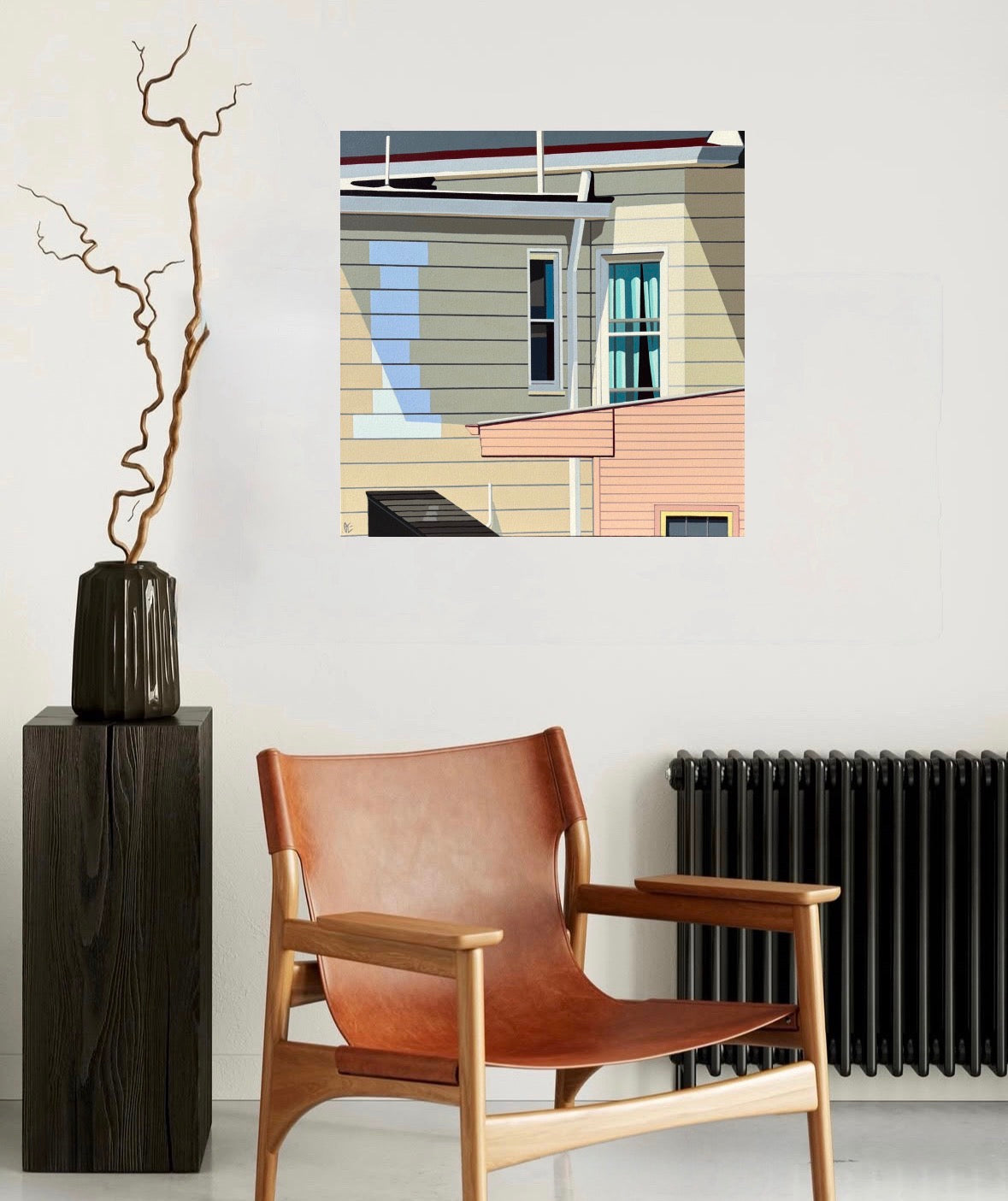Gordon Leverton Canadian Artist - Architecture artwork - Modern Art - Hard Edge and Fine Line artwork