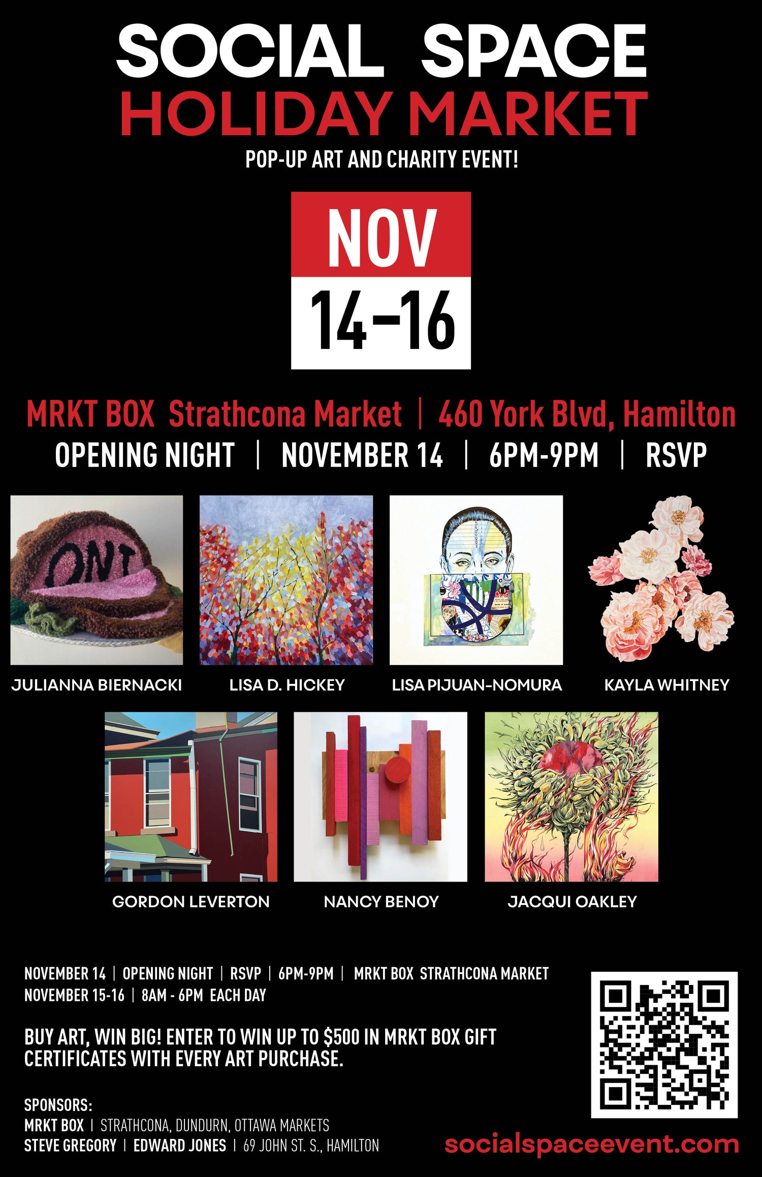 Gordon Leverton at Social Space - MRKT Box - Strathcona Market on November 14 to 16th, 2025, Hamilton