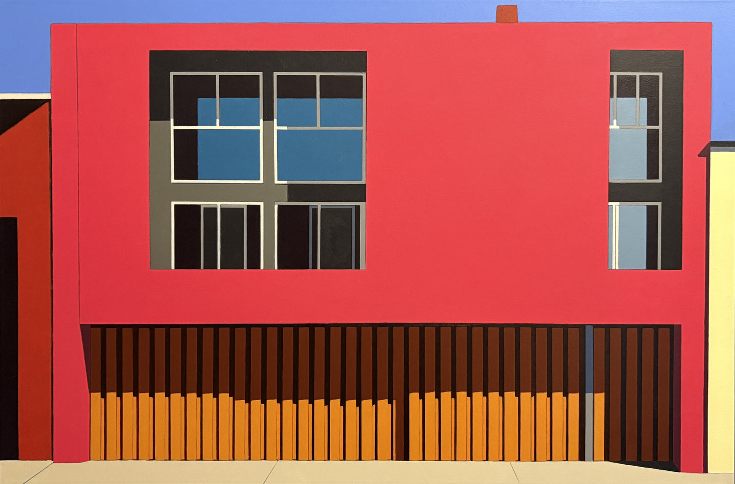 Gordon Leverton - Urban Architectural Artist, Fine Art, Mexico City homes, award Winning, Bold artwork, Viva Color collection