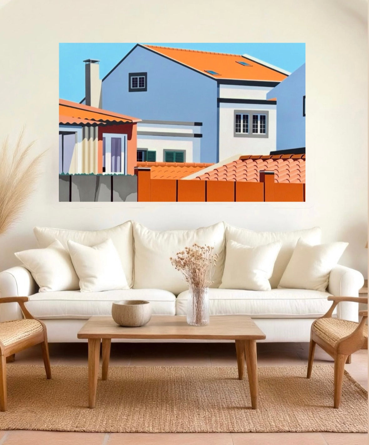 Gordon Leverton, award winning urban artist creating Atividade (Activity) -40x60_ Portugal Inspired artwork. Represented by Canvas Gallery, Toronto. Canada