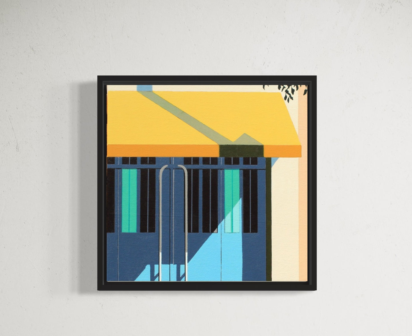 Gordon Leverton - 12x12" original Artwork

Abstract art piece with geometric shapes and colors  

Framed abstract artwork with geometric shapes on a light gray wall