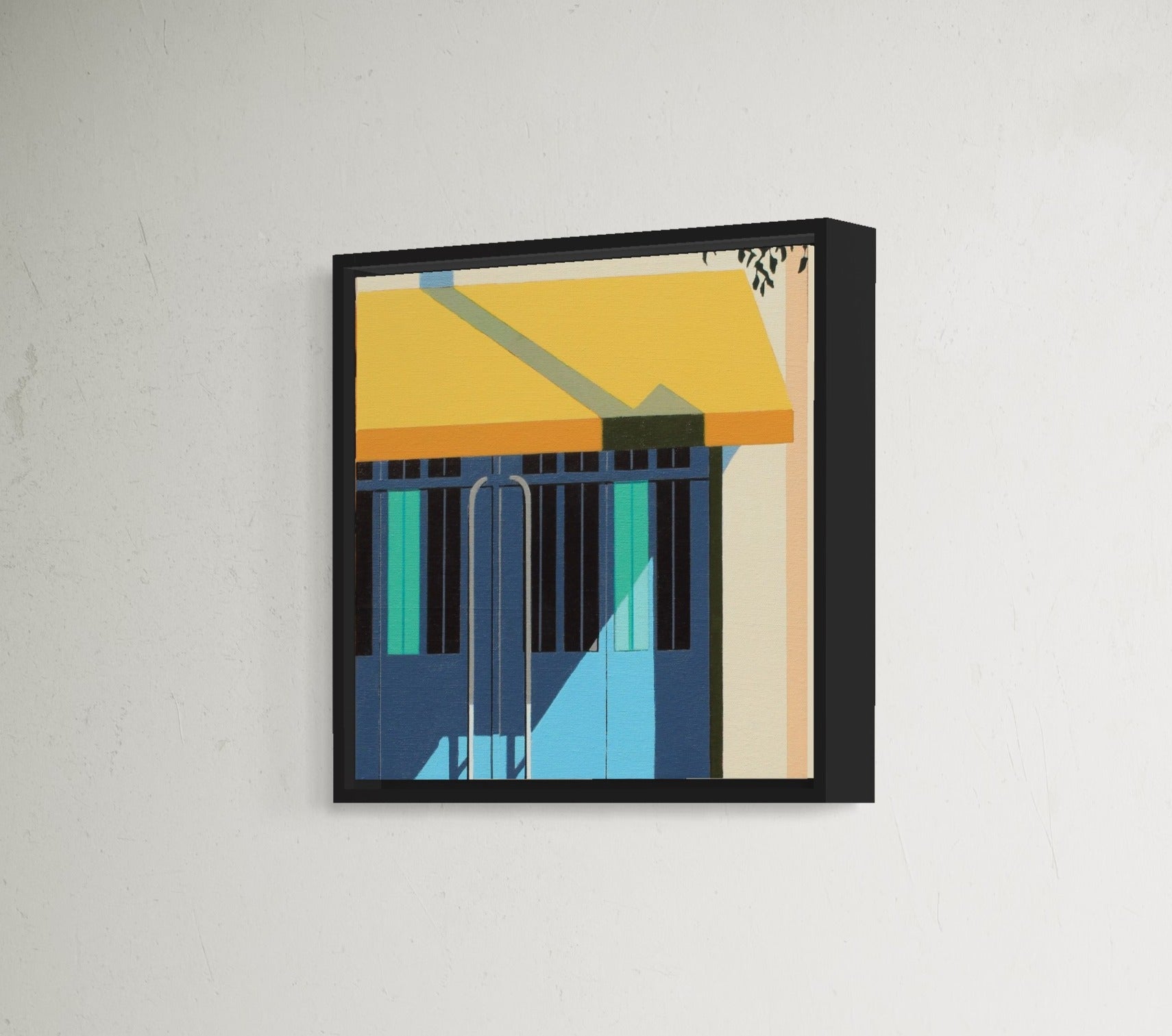 Gordon Leverton - 12x12" original Artwork

Abstract art piece with geometric shapes and colors  

Framed abstract artwork with geometric shapes on a light gray wall