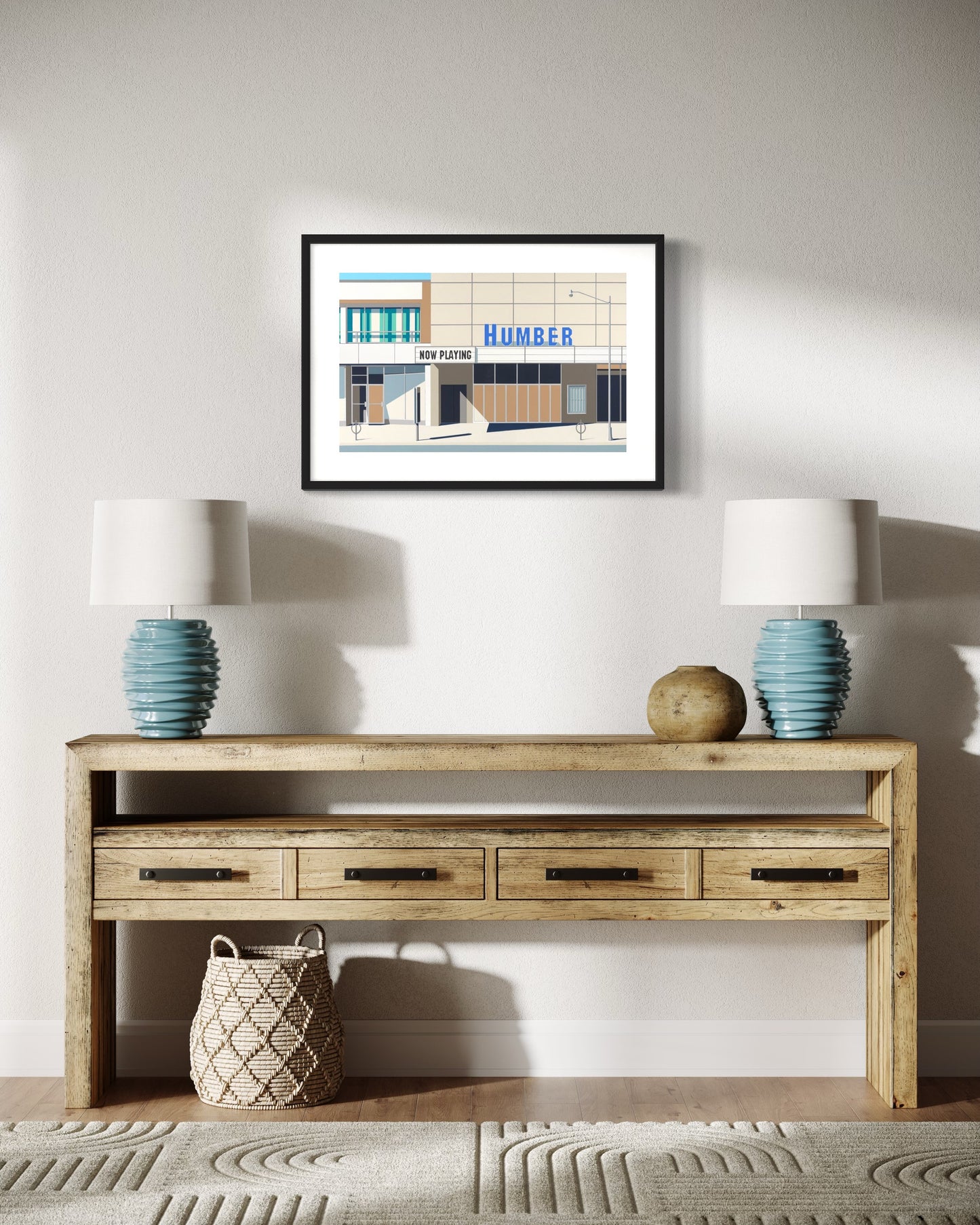 Gordon Leverton - Urban Landscape Artist - Limited Edition Signed Prints of Cinematic (Humber Cinema, Toronto, Ontario)