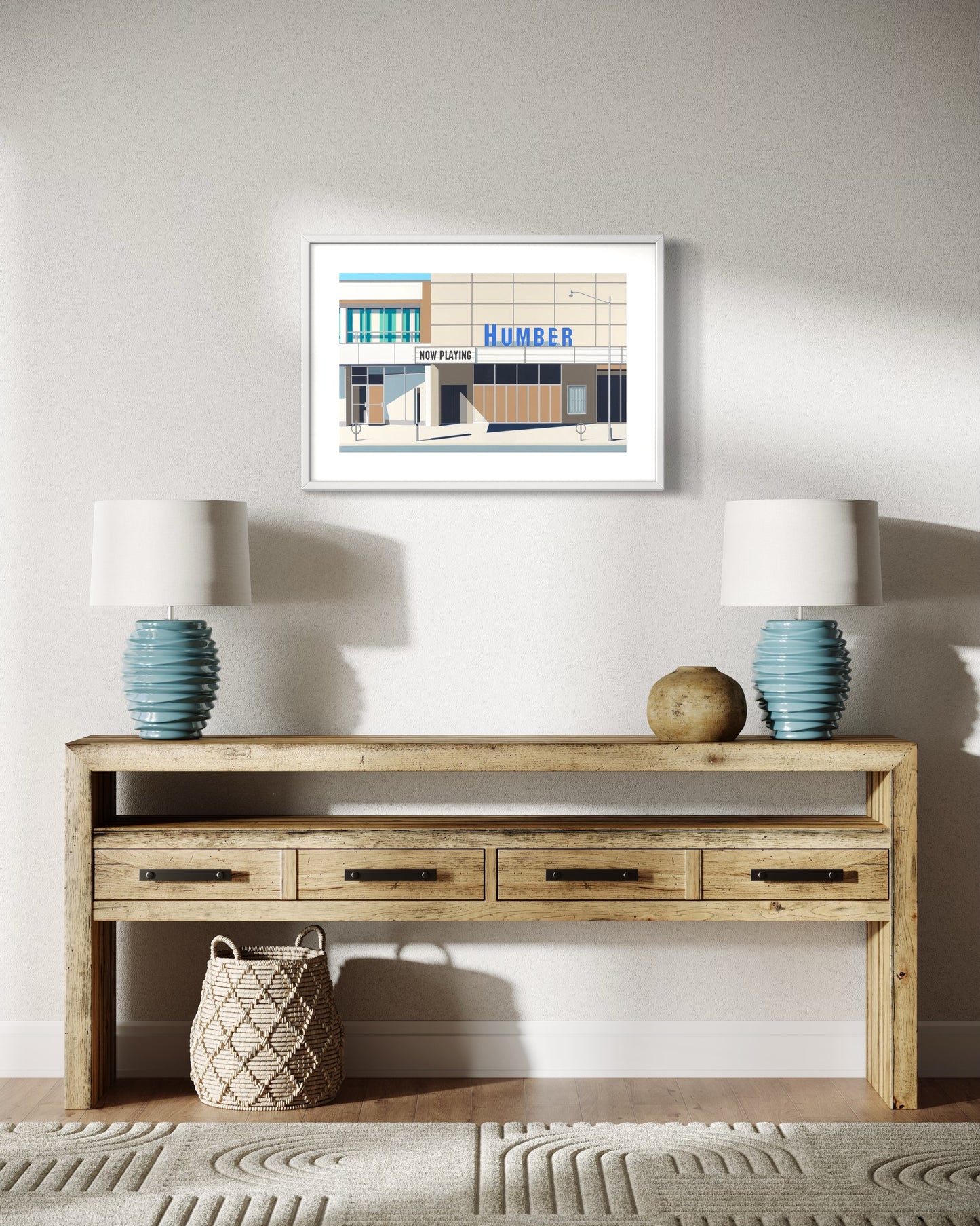Gordon Leverton - Urban Landscape Artist - Limited Edition Signed Prints of Cinematic (Humber Cinema, Toronto, Ontario)