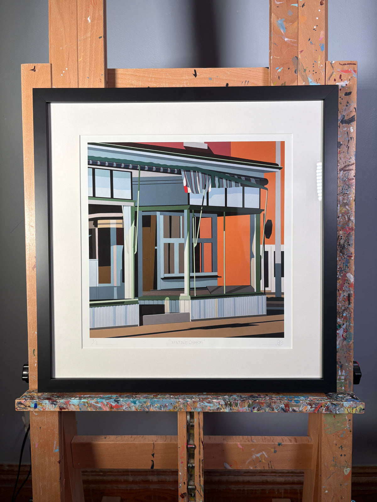 VINTAGE CHARM I  Limited Edition Framed Print I ARTIST COPY