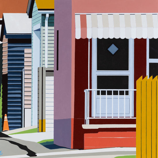 Gordon Leverton - Discretion - Canadian architecture artwork - fine lines - award winning artist